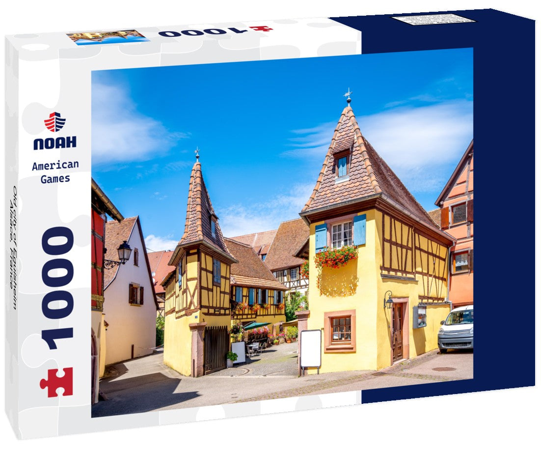 Old city of Eguisheim, Alsace, France 1000pc Puzzle