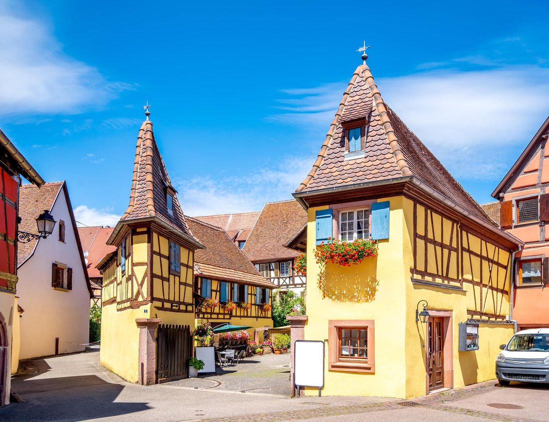 Old city of Eguisheim, Alsace, France 1000pc Puzzle