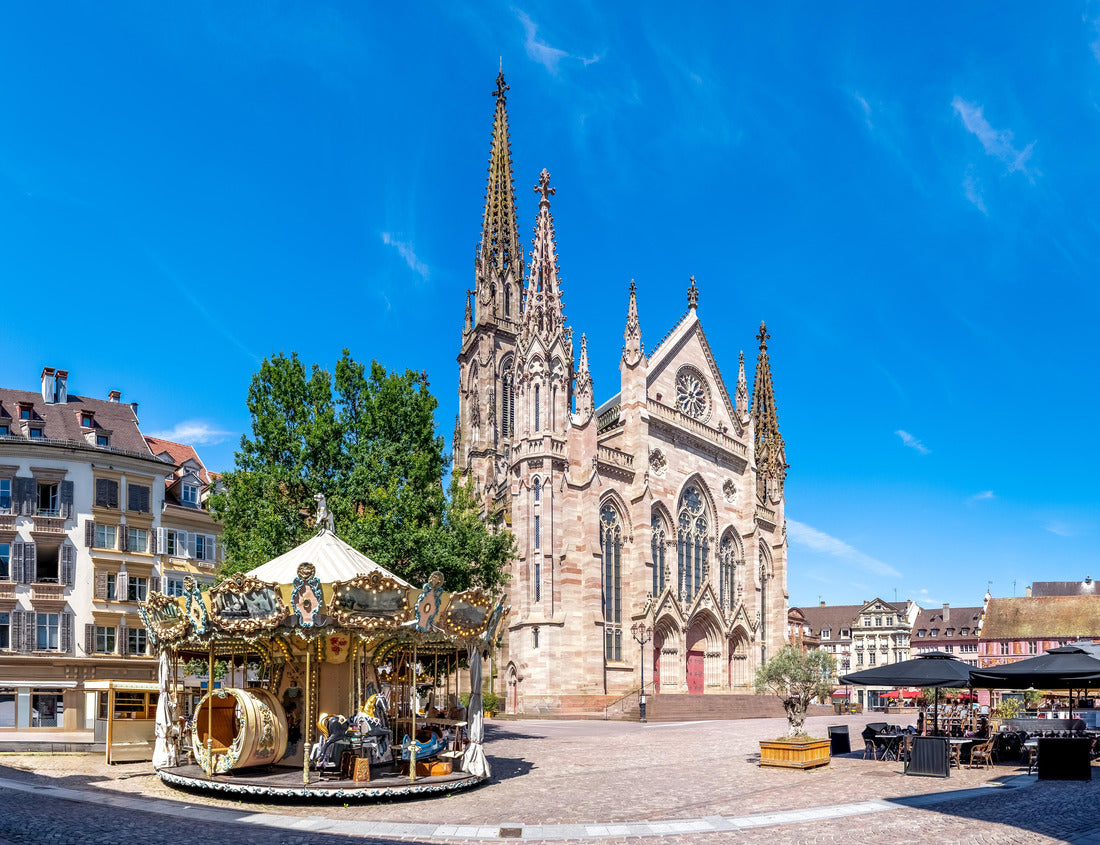 Old city of Mulhouse, Alsace, France 1000pc Puzzle