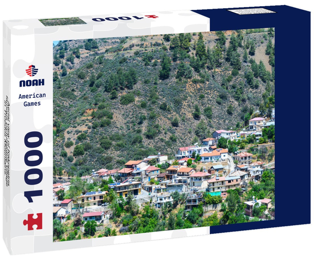 Noah Jigsaw Puzzle Aerial view of Kakopetria, famous picturesque village in Troodos Mountains. Cyprus 1000 pieces
