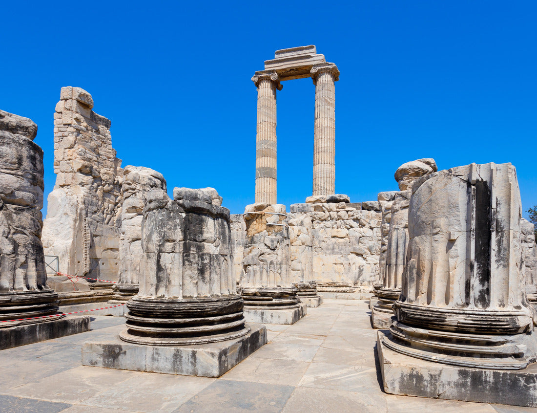 The ruins of the Temple of Apollo at Didyma ancient greek city. Didyma is located in modern Didim city in Aydin Province, Turkey 1000pc Puzzle
