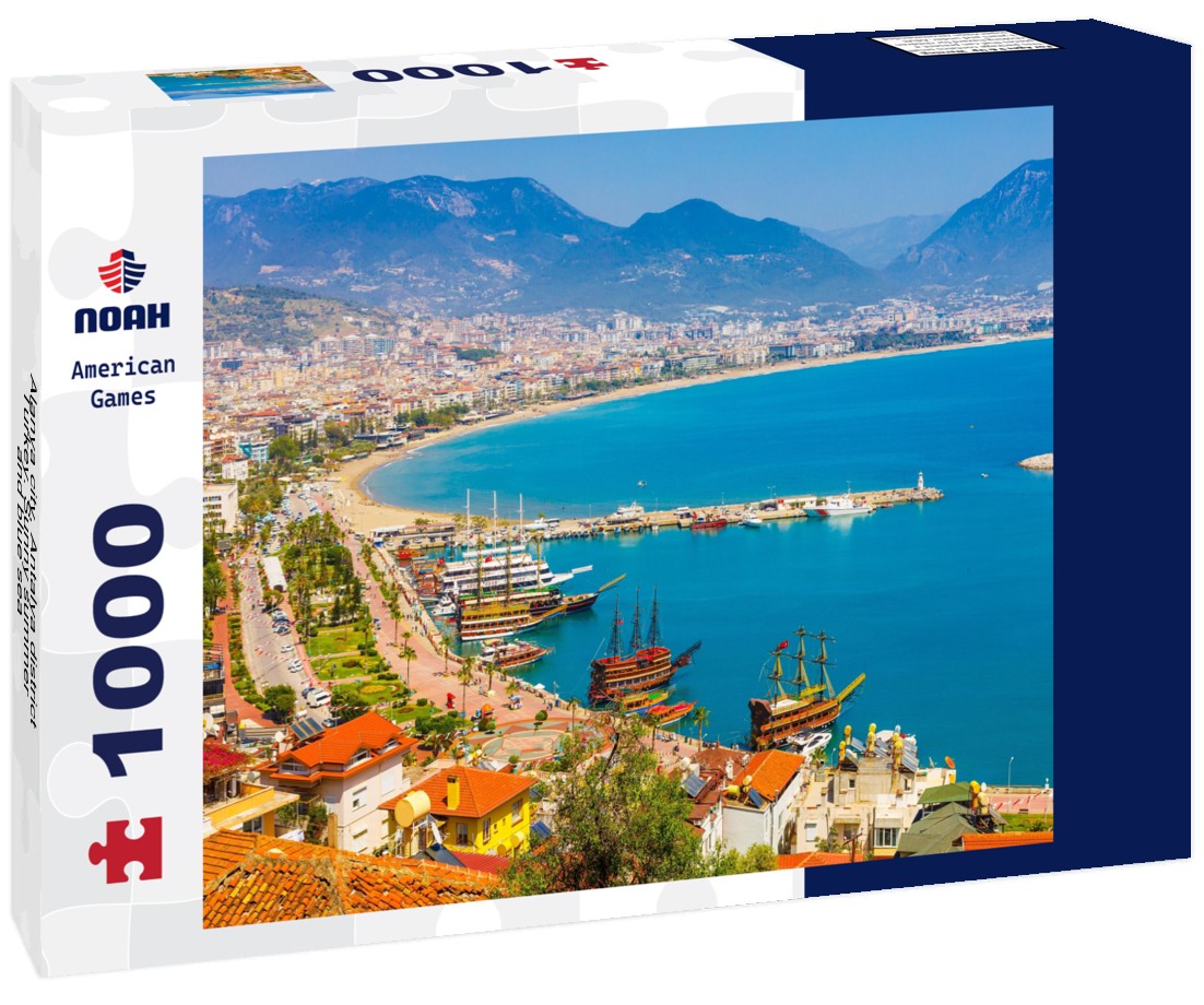 Noah Jigsaw Puzzle Alanya city, Antalya district, Turkey. Sunny summer and blue sea 1000 pieces