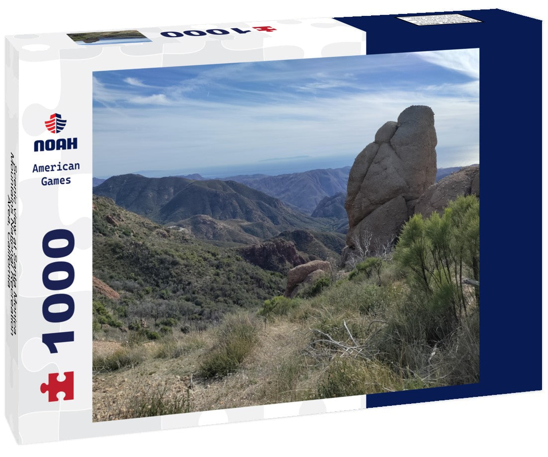 Scenic view at Santa Monica Mountains National Recreation Area, California 1000pc Puzzle