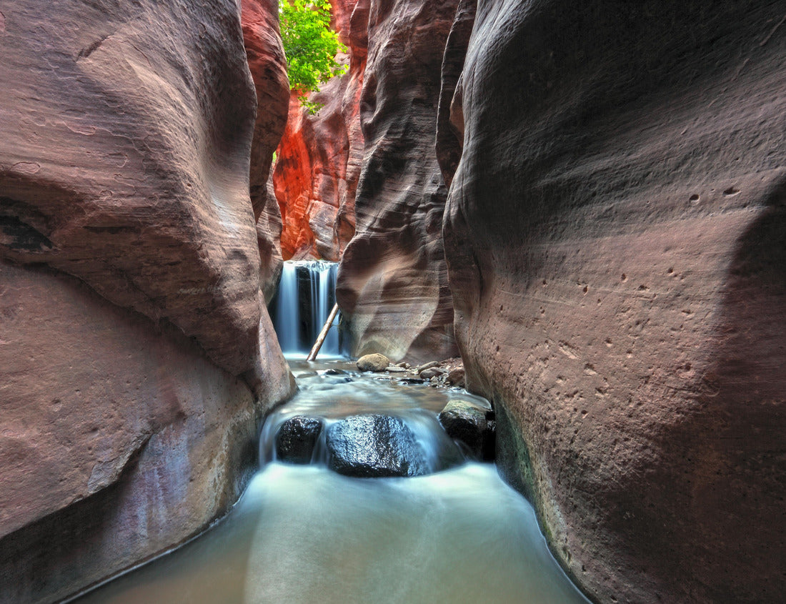 Noah Jigsaw Puzzle Kanarra Creek waterfall, Kanarraville, near St. George, Utah, USA 1000 pieces
