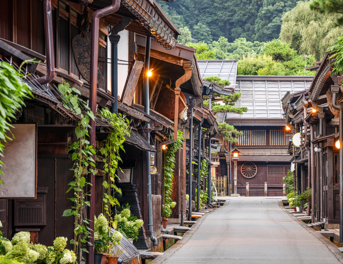 Takayama, Japan at the historic Sannomachi Street in the old town at twilight 1000pc Puzzle
