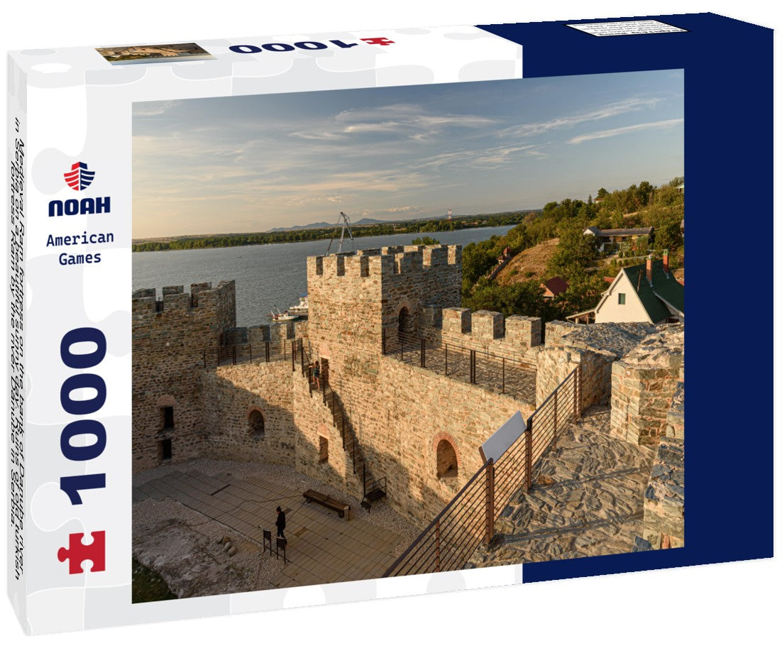 Noah Jigsaw Puzzle Medieval Ram fortress on the bank of Danube river in Serbia on a beautiful sunny day. Ruins of old turkish fortress Ram by the river Danube in Serbia. View at Ram Fortress on Danube river in Serbia 1000 pieces
