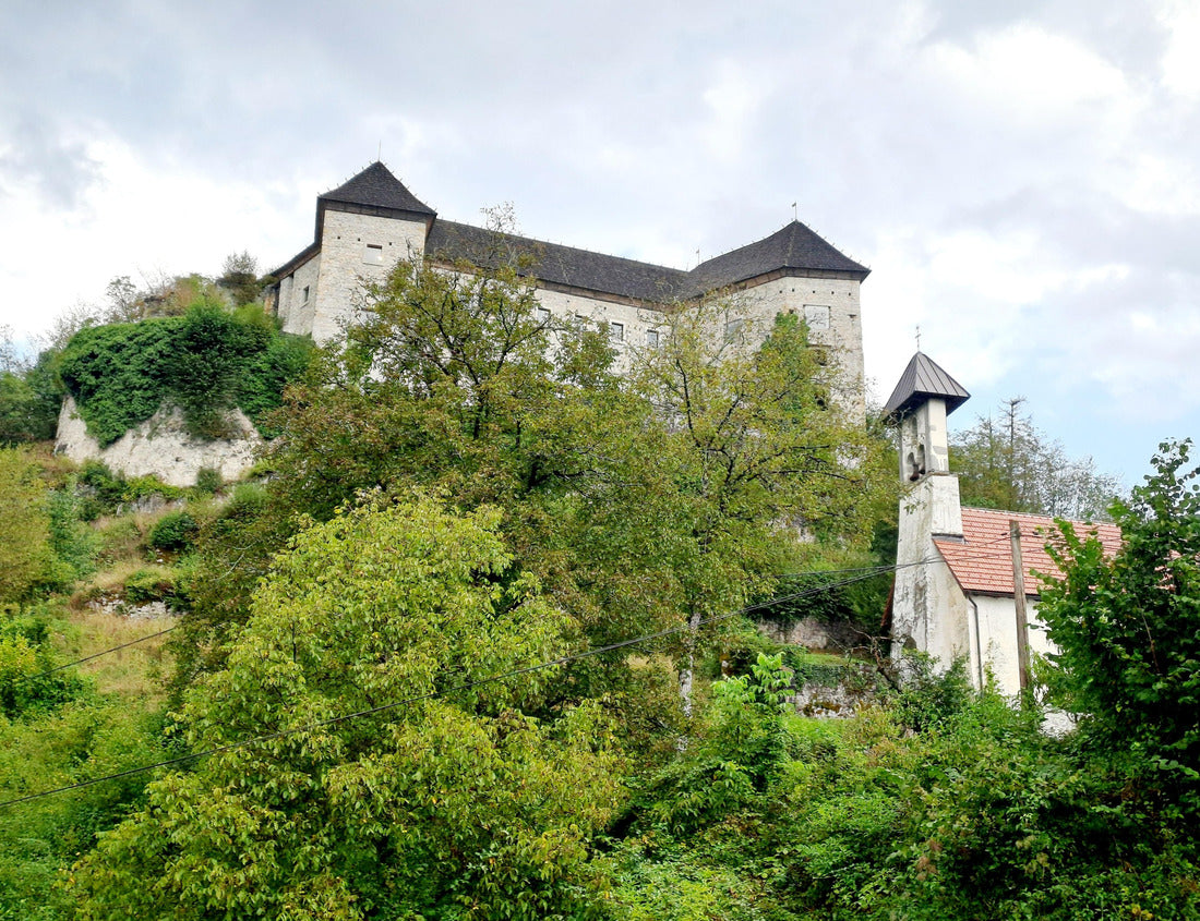 Slovenia, Castle Kostel on a hill, green surroundings 1000pc Puzzle