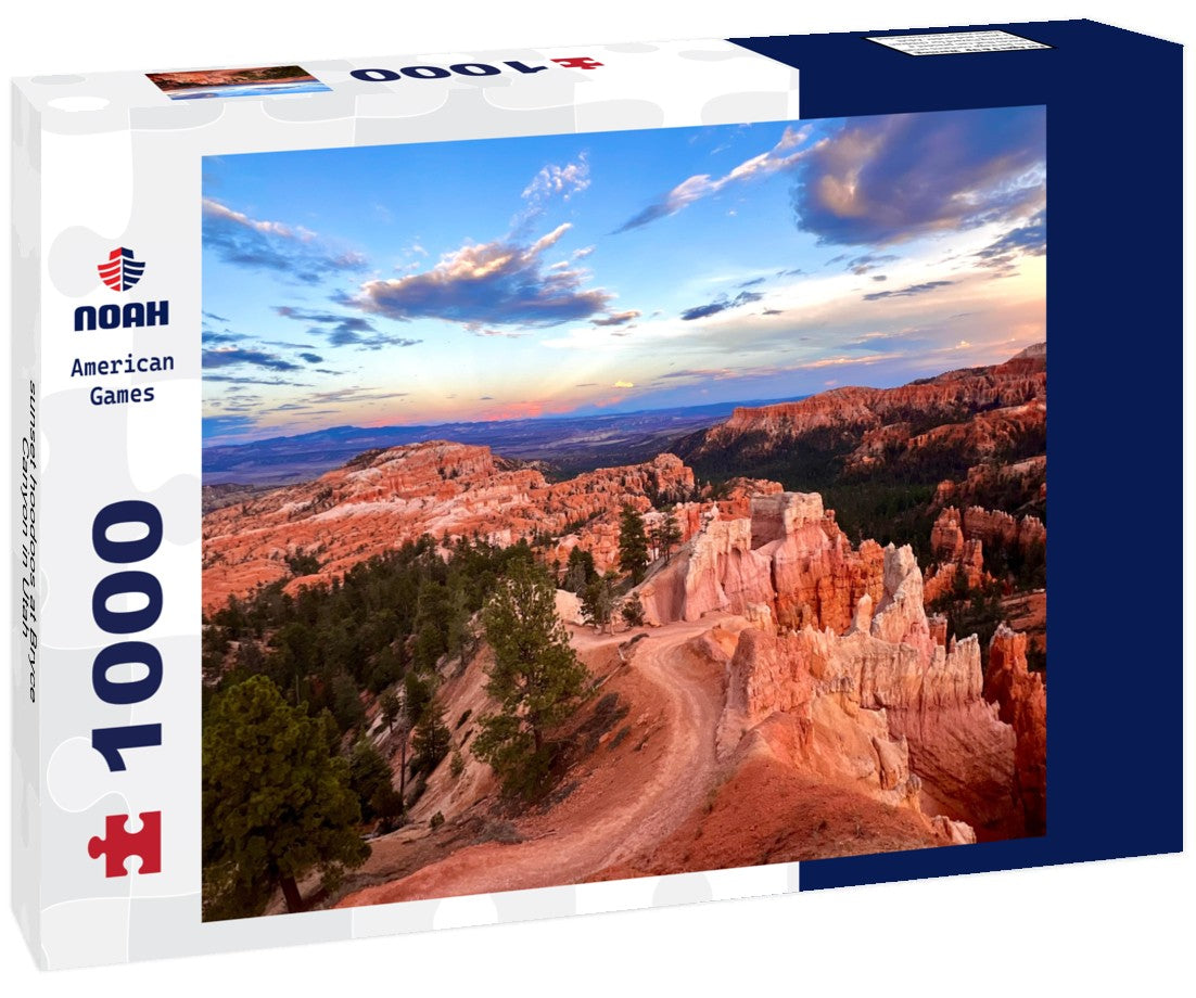 sunset hoodoos at Bryce Canyon in Utah 1000pc Puzzle