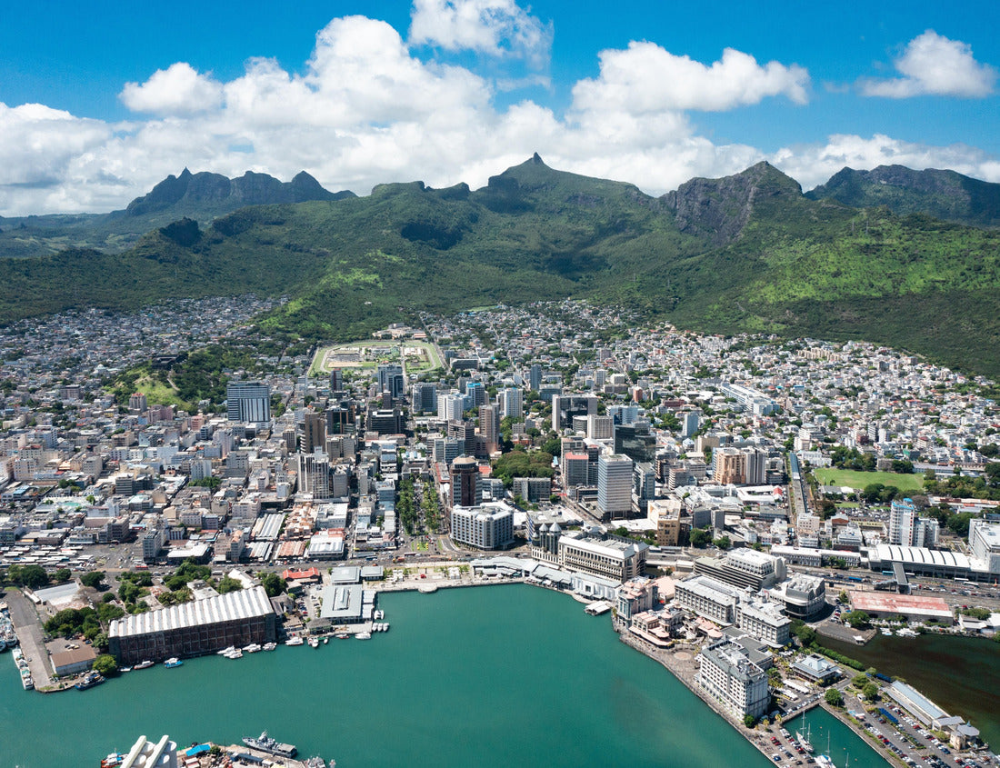 Waterfront of Port Louis, Mauritius island 1000pc Puzzle