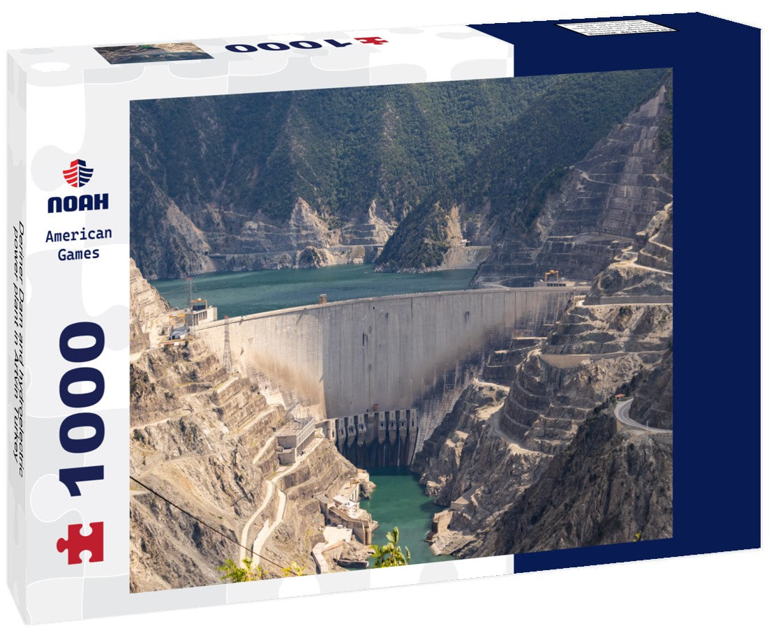 Noah Jigsaw Puzzle Deriner Dam and hydroelectric power plant in Artvin Turkey 1000 pieces