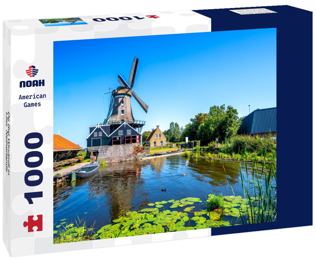 Noah Jigsaw Puzzle De Rat Windmill in IJlst, Netherlands 1000 pieces