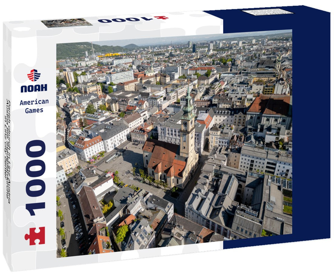 Parish church in Linz Austria Austria the Stadtpfarrkirche in Linz city center 1000pc Puzzle