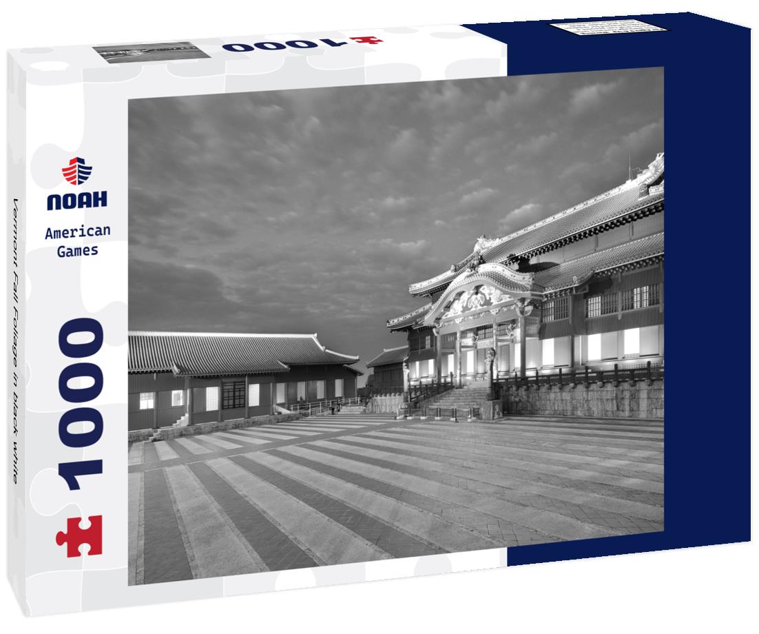 Vermont Fall Foliage 1000pc PuzzleBlack and White