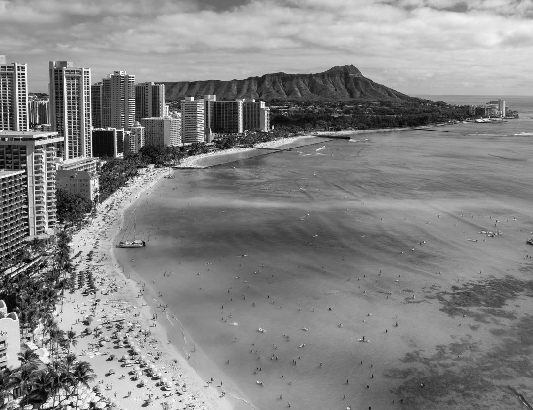 Noah Jigsaw Puzzle Metropolitan Skyline of downtown Birmingham, Alabama, USA in black white 1000 pieces