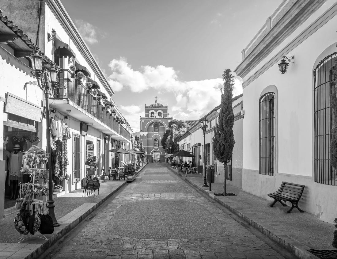 Noah Jigsaw Puzzle Dallas Downtown Skyline at night, Texas in black white 1000 pieces