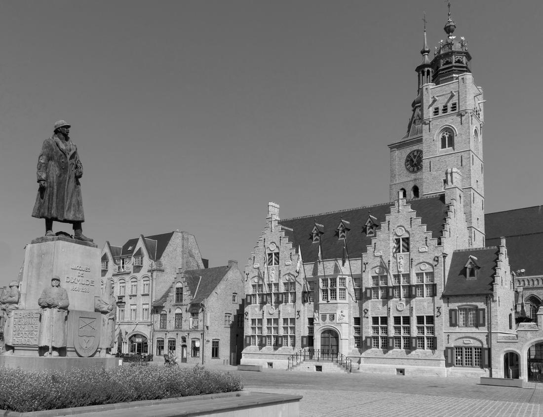 Noah Jigsaw Puzzle Fall foliage at Ryoan-ji Temple in Kyoto, Japan in black white 1000 pieces