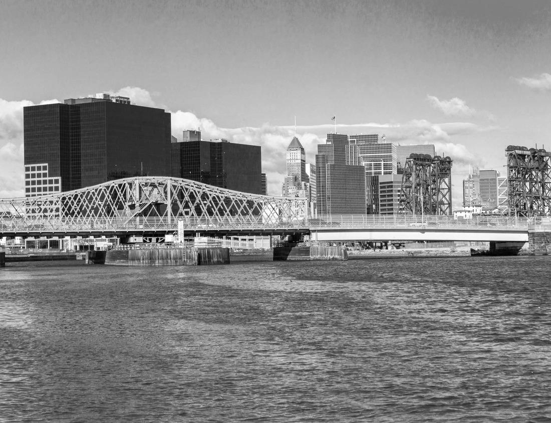 Noah Jigsaw Puzzle Providence, Rhode Island downtown cityscape viewed from behind city hall in black white 1000 pieces