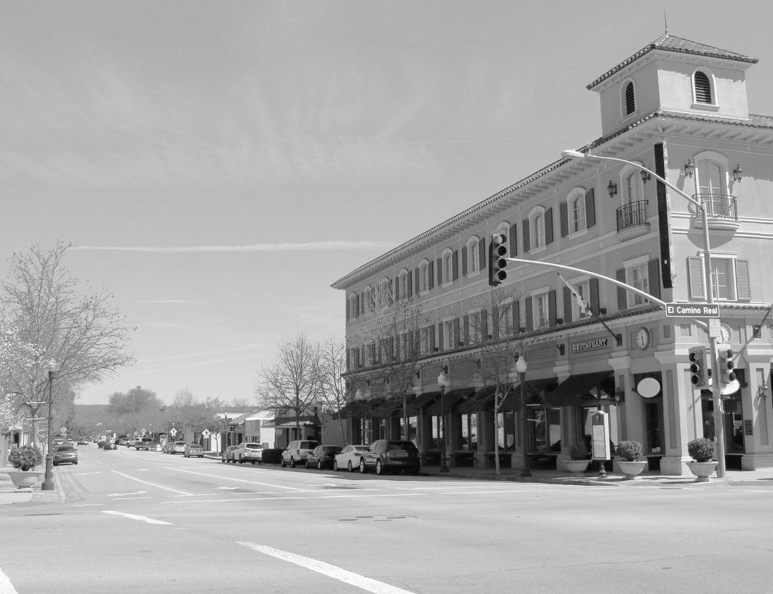 Noah Jigsaw Puzzle Dallas skyline reflected in Trinity River at sunset in black white 1000 pieces