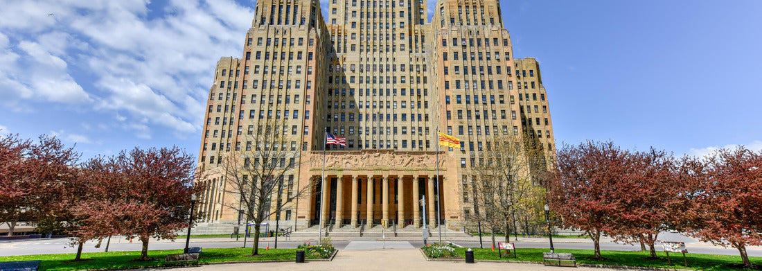 Noah Jigsaw Puzzle Buffalo City Hall, the seat for municipal government in the City of Buffalo, New York. Located at 65 Niagara Square, the 32 story Art Deco building was completed in 1931 by Dietel, Wade & Jones panorama 1000 pieces
