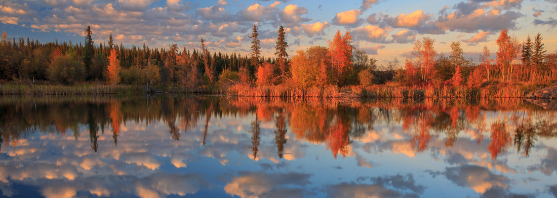 Noah Jigsaw Puzzle Sunsets at Hidden Lake Territorial Park, Northwest Territories, Canada panorama 1000 pieces