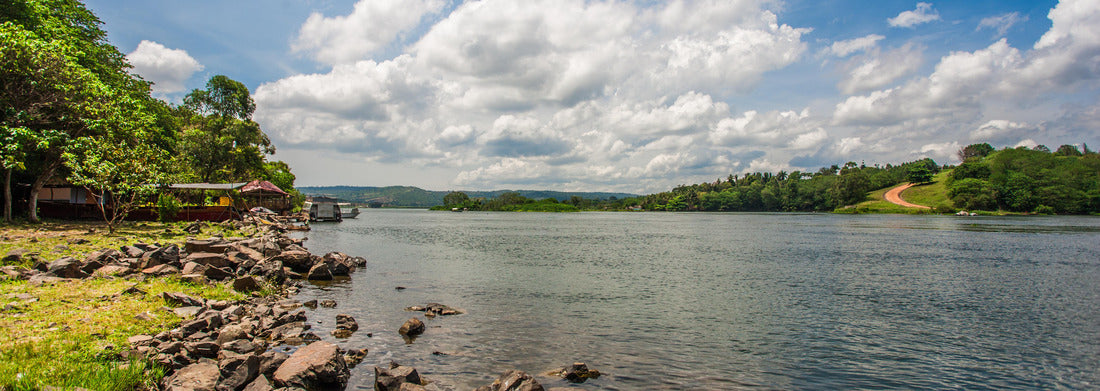Noah Jigsaw Puzzle River Nile leaving Lake Victoria at Jinja, Uganda. It is considered the main source of the White Nile panorama 1000 pieces
