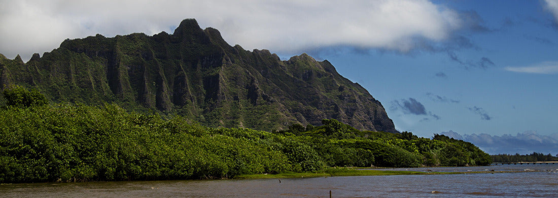 Noah Jigsaw Puzzle View of Kahana parc from Kahaluu beach panorama 1000 pieces
