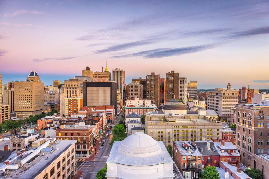 Noah Jigsaw Puzzle Baltimore, Maryland, USA Skyline over the Inner Harbor at dusk 2000 pieces