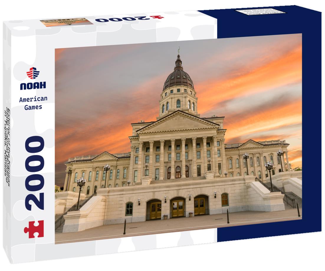 Noah Jigsaw Puzzle Exterior of the Kansas State Capital Building in Topeka, Kansas 2000 pieces