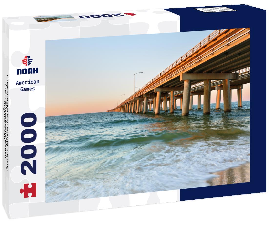 Noah Jigsaw Puzzle Chesapeake Bay Bridge Viewing From Chesapeake Beach, Virginia, USA 2000 pieces