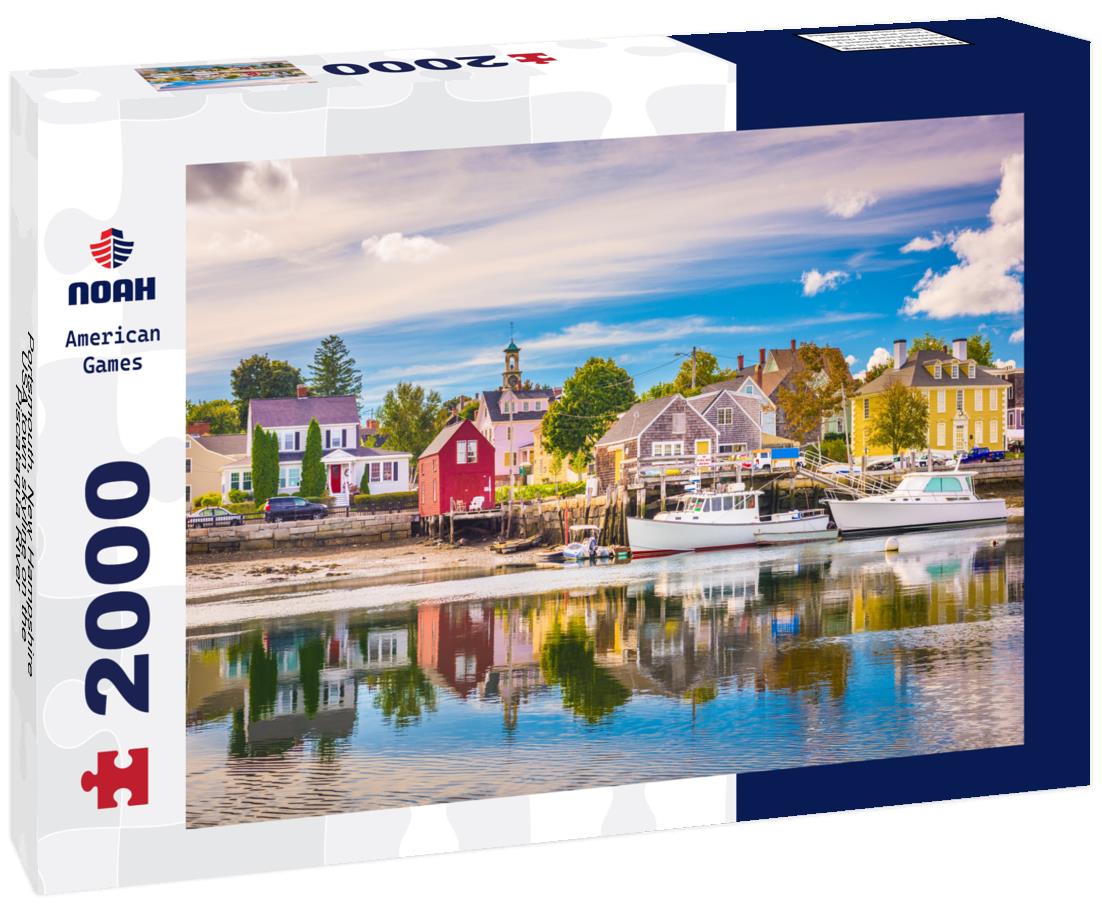 Noah Jigsaw Puzzle Portsmouth, New Hampshire, USA town skyline on the Piscataqua River 2000 pieces