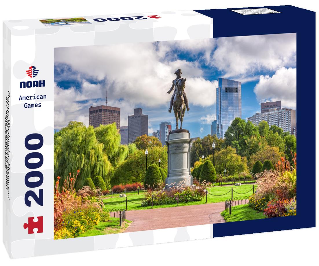 Noah Jigsaw Puzzle George Washington Monument at Public Garden in Boston, Massachusetts 2000 pieces