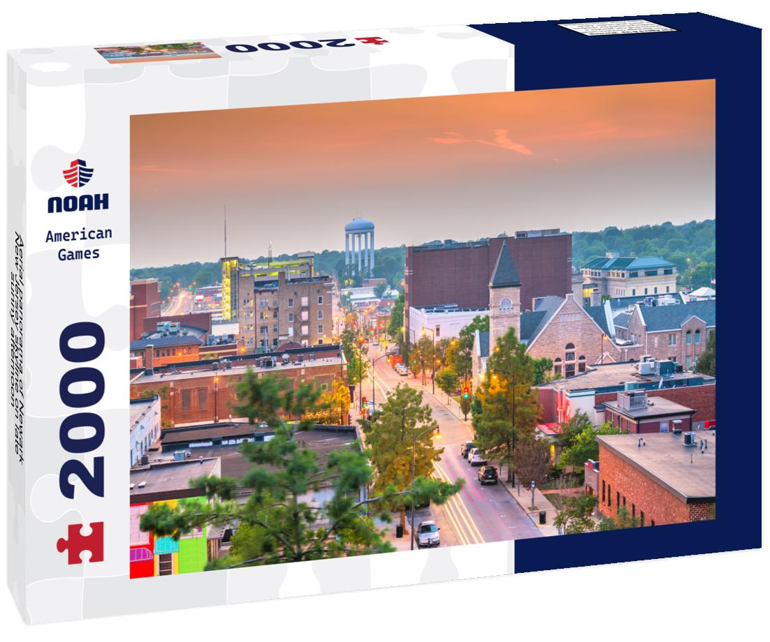 Noah Jigsaw Puzzle Aerial panorama of Newark New Jersey skyline on late sunny afternoon 2000 pieces