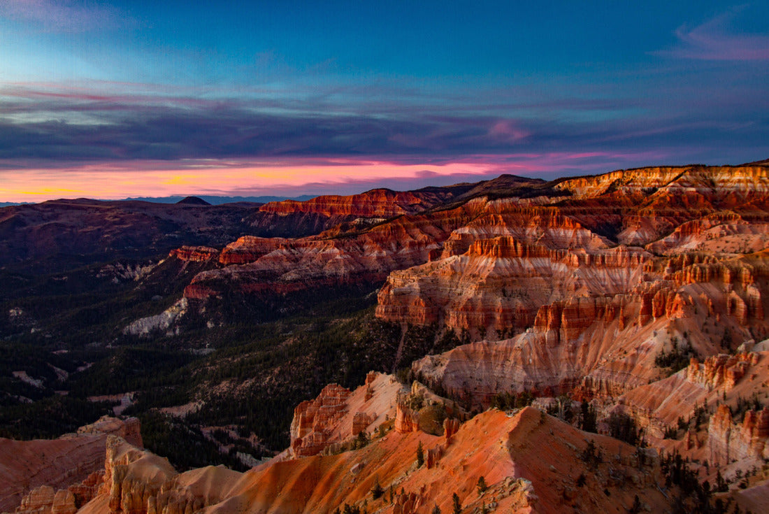 Noah Jigsaw Puzzle Incredible dramatic sunset over Cedar Breaks National Monument in Utah 2000 pieces