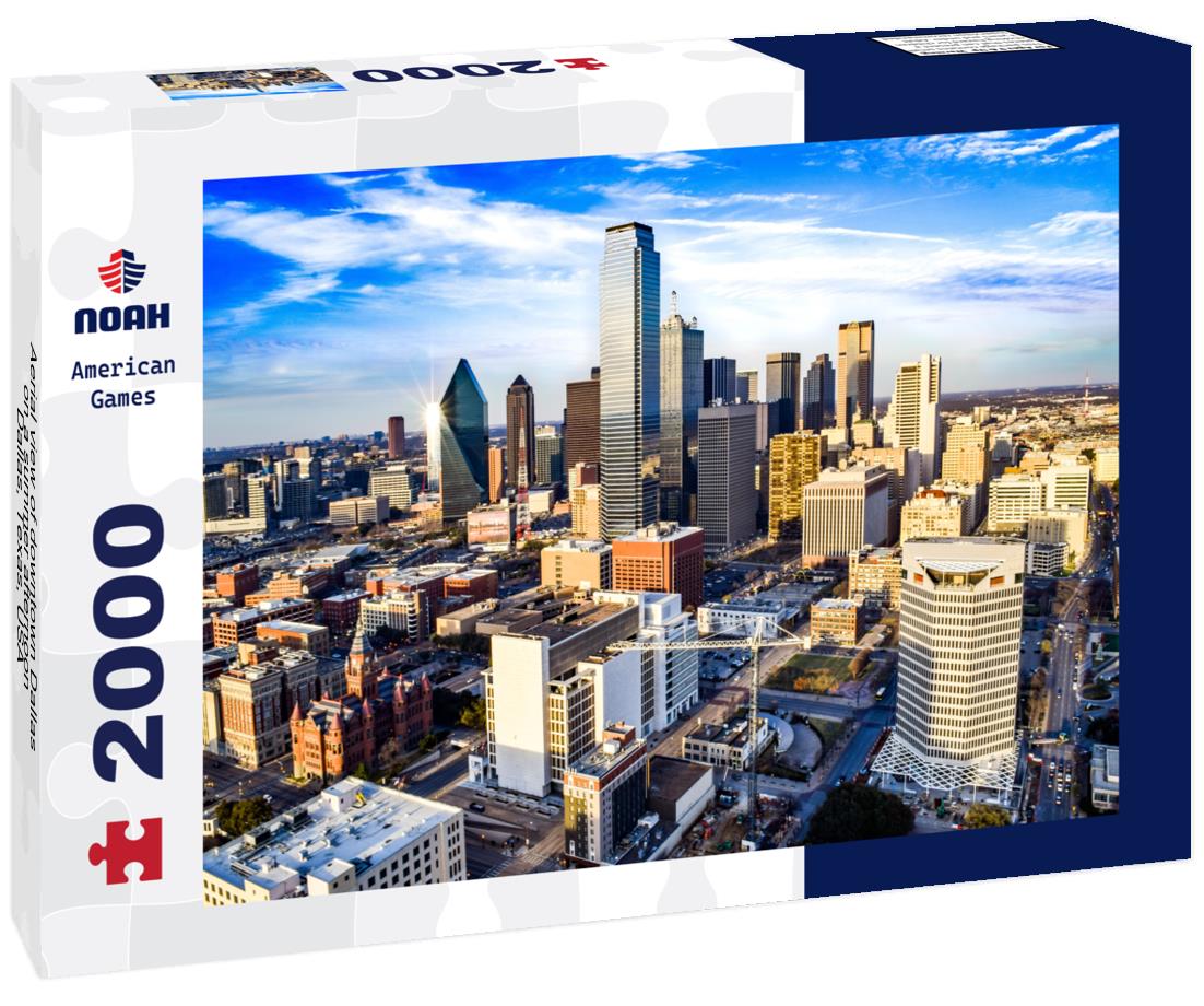 Noah Jigsaw Puzzle Aerial view of downtown Dallas on a summer afternoon - Dallas, Texas, USA 2000 pieces