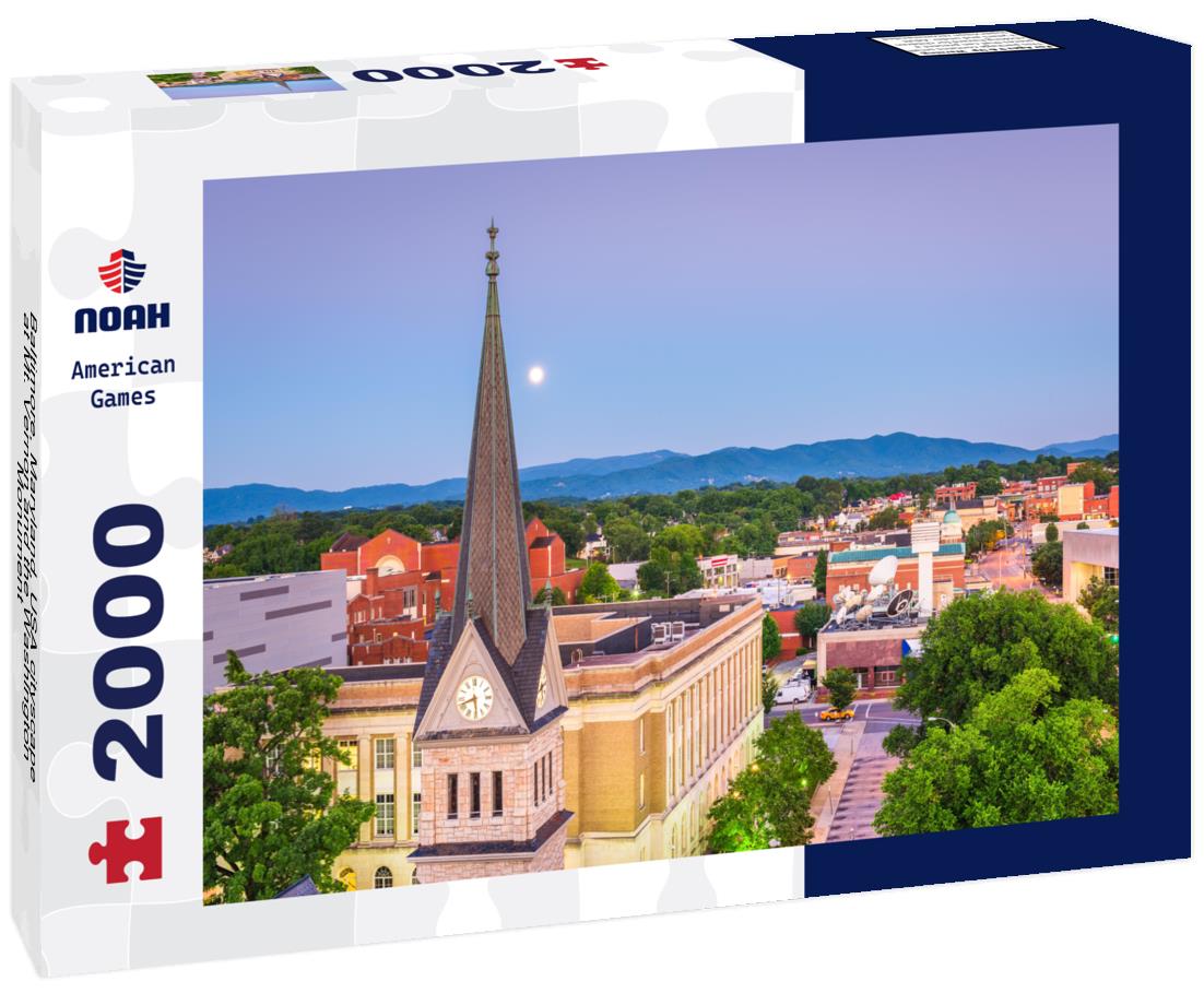 Noah Jigsaw Puzzle Baltimore, Maryland, USA cityscape at Mt. Vernon and the Washington Monument 2000 pieces