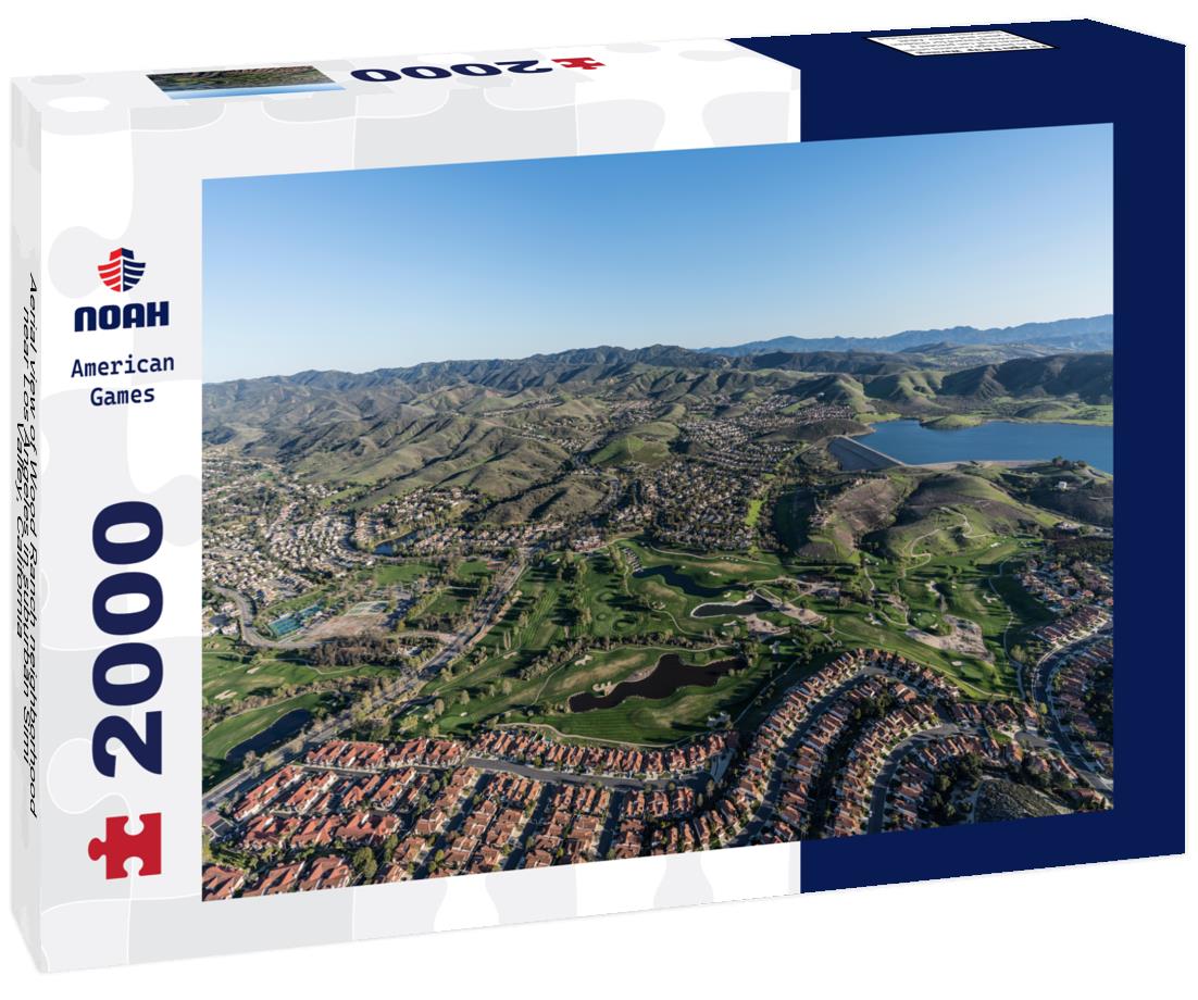 Noah Jigsaw Puzzle Aerial view of Wood Ranch neighborhood near Los Angeles in suburban Simi Valley, California 2000 pieces