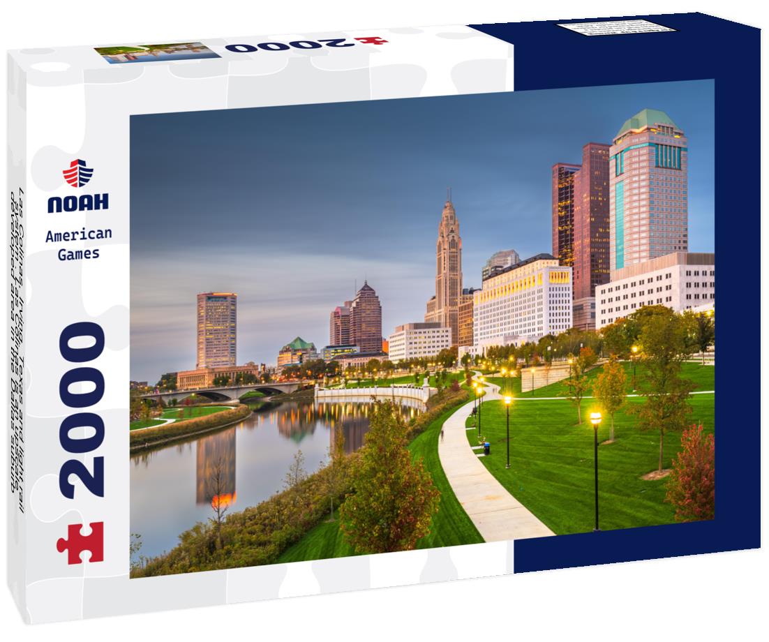 Noah Jigsaw Puzzle Las Colinas, Irving, Texas and light rail system . Las Colinas is an upscale, developed area in the Dallas suburb 2000 pieces