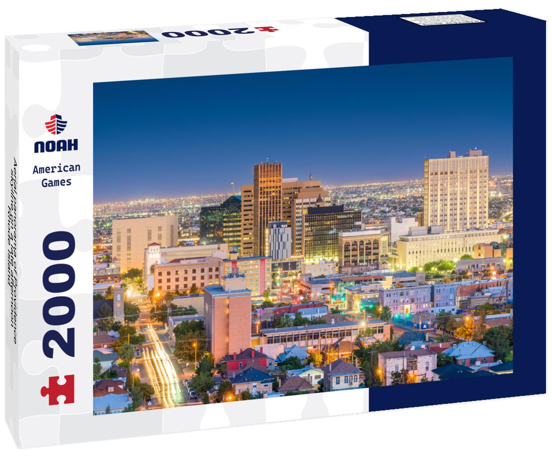 Noah Jigsaw Puzzle Aerial panorama of Providence skyline on a late afternoon, Rhode Island 2000 pieces