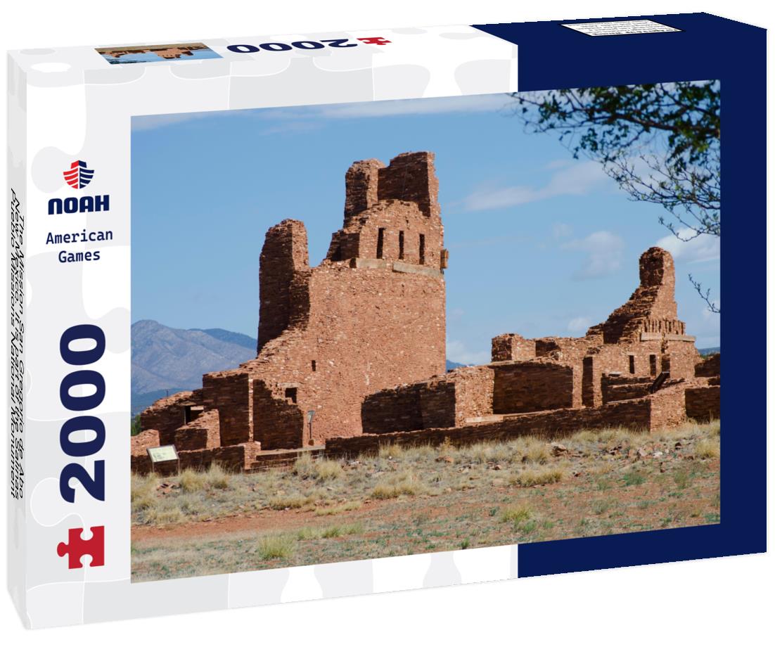 Noah Jigsaw Puzzle The Mission San Gregorio de Abo, New Mexico. It is part of the Salinas Pueblo Missions National Monument 2000 pieces