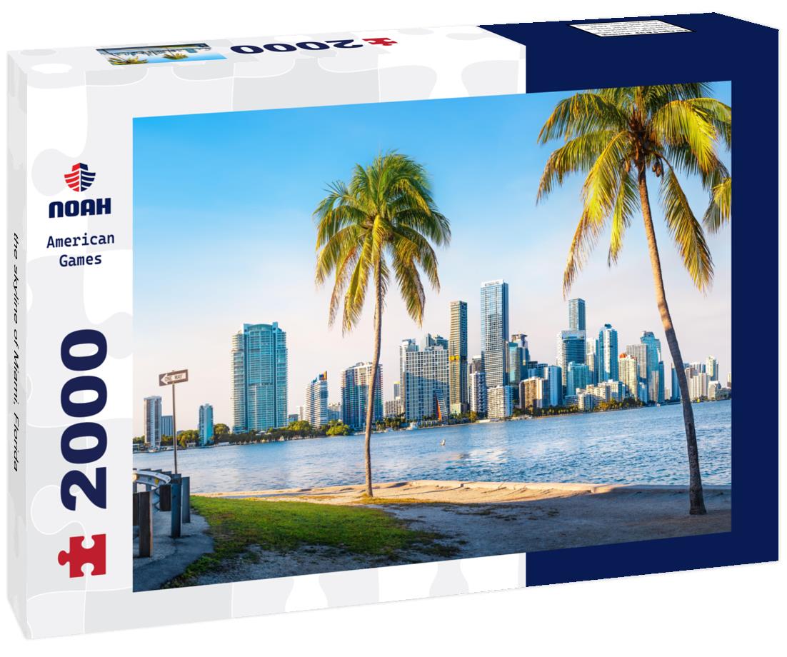 Noah Jigsaw Puzzle the skyline of Miami, Florida 2000 pieces