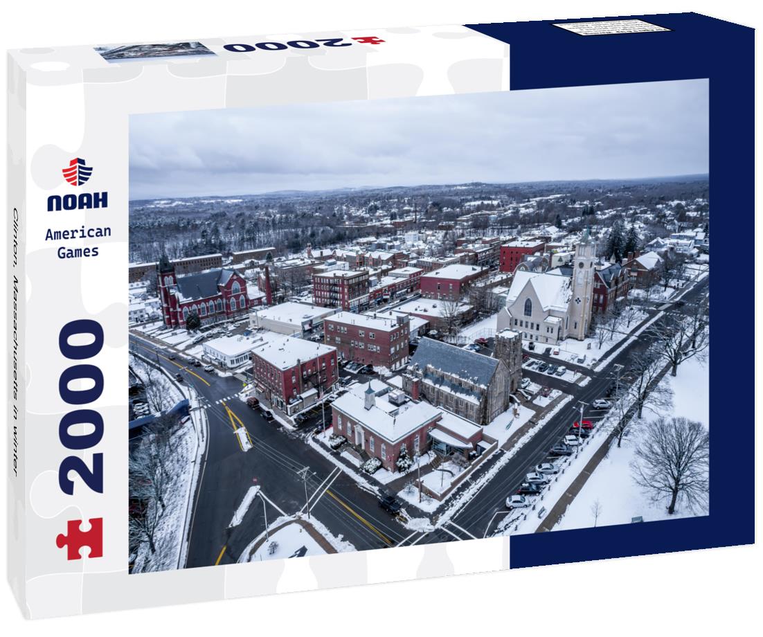 Noah Jigsaw Puzzle Clinton, Massachusetts in winter 2000 pieces