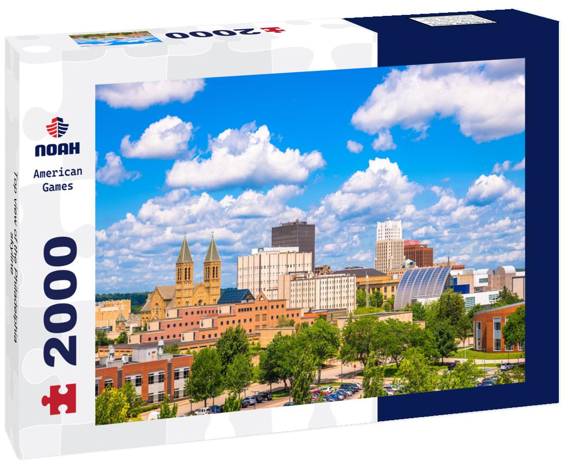 Noah Jigsaw Puzzle Top view of the Philadelphia skyline 2000 pieces
