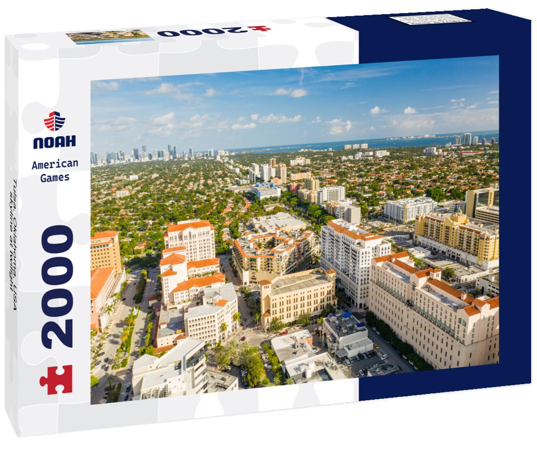 Noah Jigsaw Puzzle Tulsa, Oklahoma, USA skyline at twilight 2000 pieces