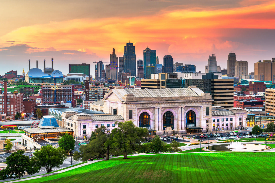 Noah Jigsaw Puzzle Kansas City, MO, USA downtown city skyline 2000 pieces
