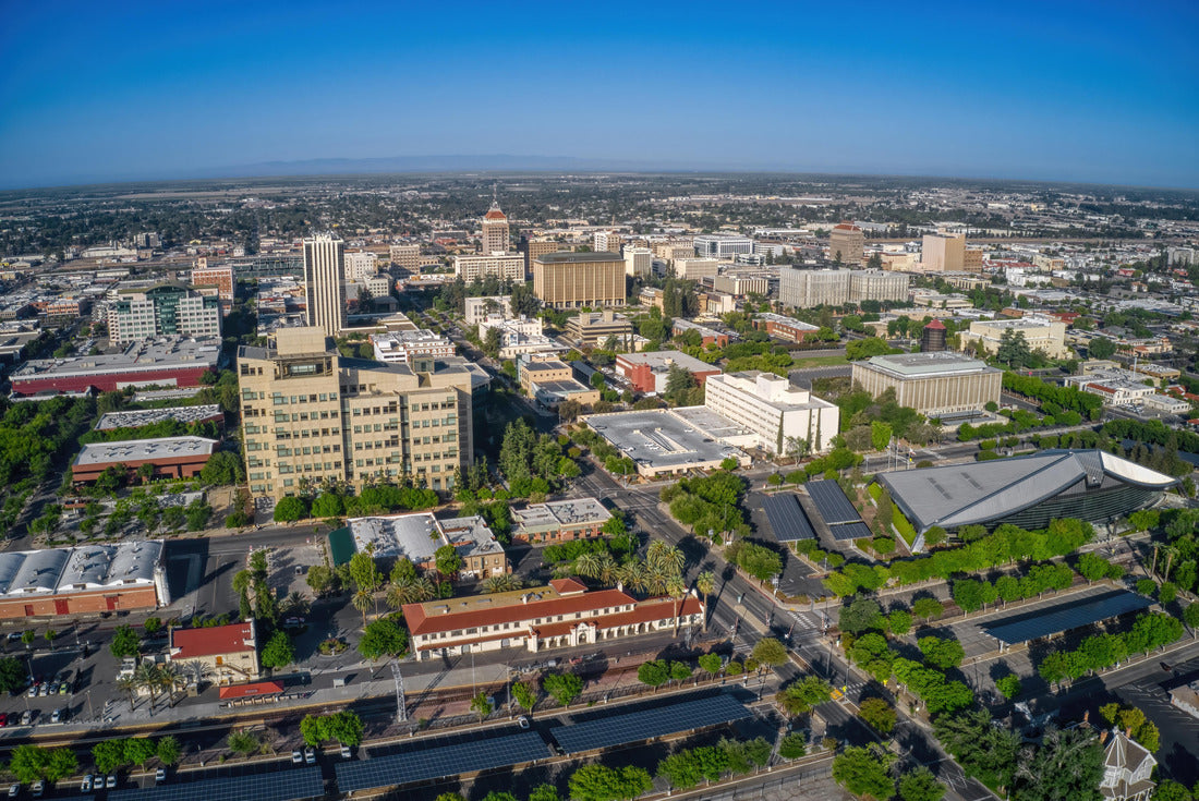 Noah Jigsaw Puzzle Aerial View of the Fresno, California Skyline 2000 pieces