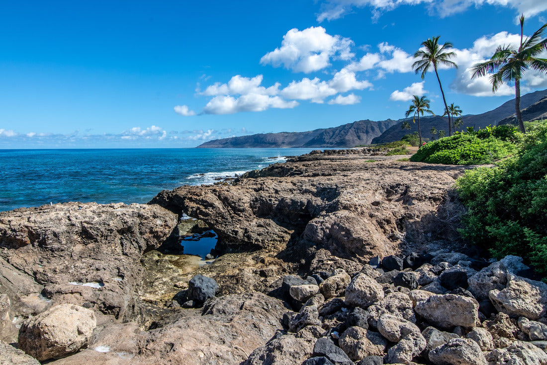 Noah Jigsaw Puzzle Kea'au Beach Park rocky scenes in Oahu Hawaii 2000 pieces