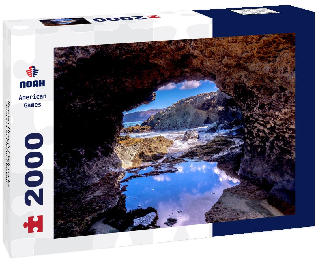 Noah Jigsaw Puzzle Kea'au Beach Park rocky scenes in Oahu Hawaii 2000 pieces