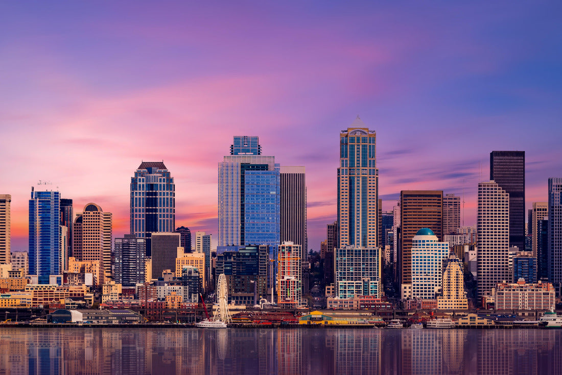 Noah Jigsaw Puzzle Seattle waterfront and skyline, Washington,USA 2000 pieces