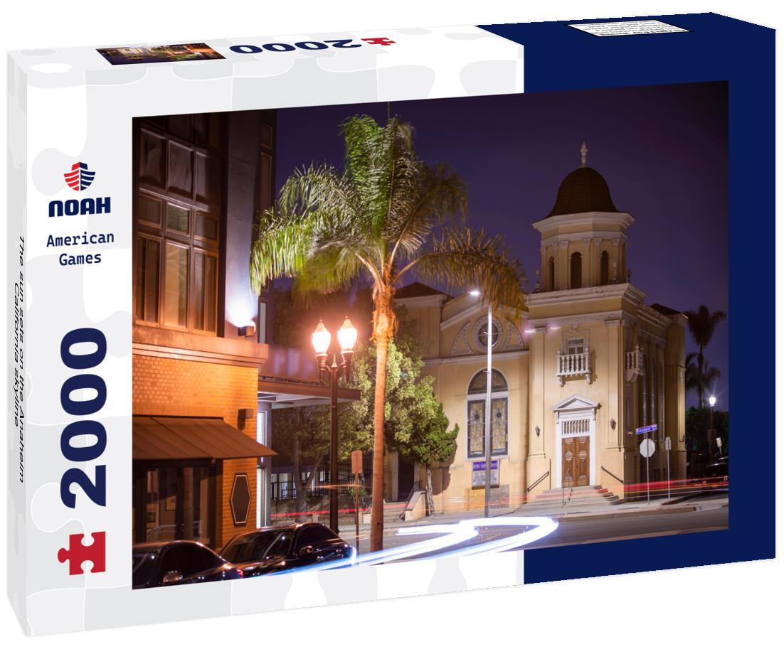 Noah Jigsaw Puzzle The sun sets on the Anaheim, California skyline 2000 pieces
