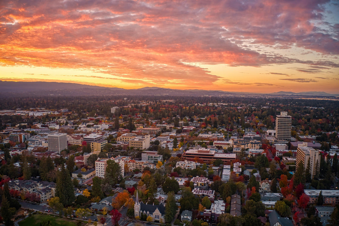 Noah Jigsaw Puzzle Aerial View of Palo Alto, California at Sunrise 2000 pieces